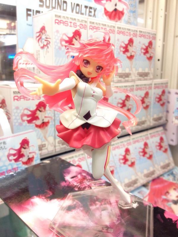 静鑑アミューズコーナー No Twitter サウンドボルテックス フィギュアコレクション レイシス入荷しました Sdvxからおそらく初のフィギュア化 ピンクの髪がクリア素材で超キュ トです はわわ 絶対getしてほしいのデス Sdvx レイシス 静岡 Http T