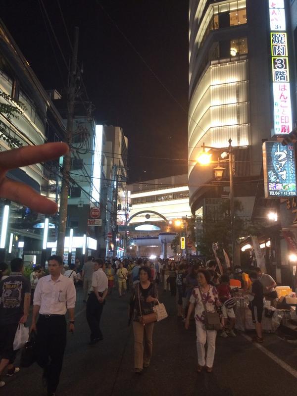 お祭りー