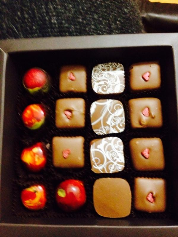 Fantastic day learning how to make chocolates with my Mum at <a href="/XocolatlCafe/">Xocolatl</a>-thanks Chris and Tina! Fun and delicious!