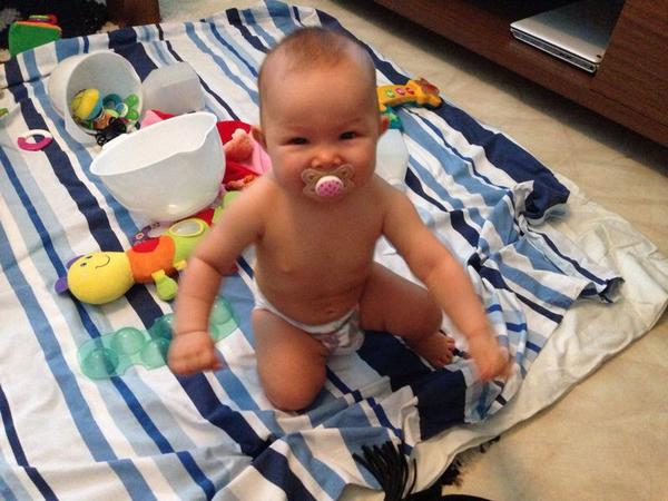 Bobipekkala's tweet photo. Kohta seistään jo kovaa vauhtia!! #elamanihme http://t.co/atSxr3ACsX