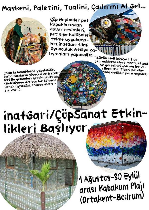 inaf gari sanat plajı  Bodrum Kabakum da açılıyor....