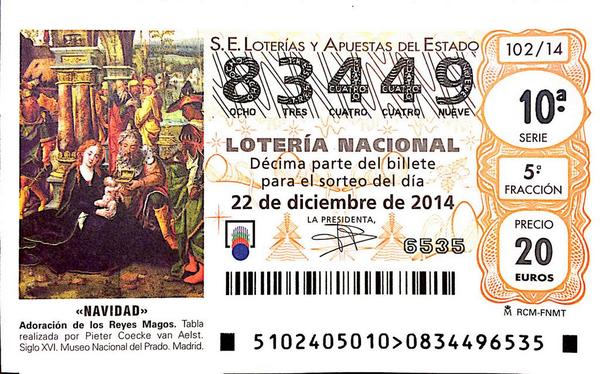 Ya tenemos nuestro número de la suerte para el sorteo de Navidad. ¡No te quedes sin uno!