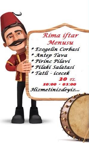 Cafe_Rima's tweet photo. İftar Menümüz 
Rezerv : 04242379997 http://t.co/l9iSPM82NI