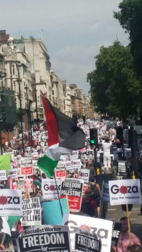 kelo3adi's tweet photo. #London is a part of #Gaza today http://t.co/1xY4H8I1c2