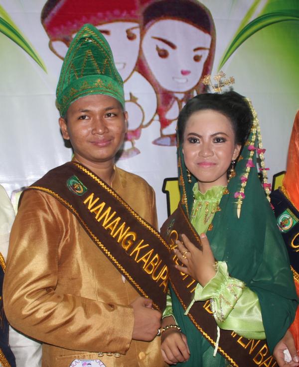 Nanang Galuh Balangan 2014, Nanang Dhana dan Galuh Putri.