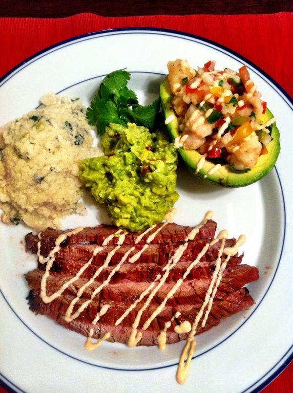 itsmattmalone's tweet image. Slow carb meal with #4hourchef ceviche  Thx for the skillz @tferriss