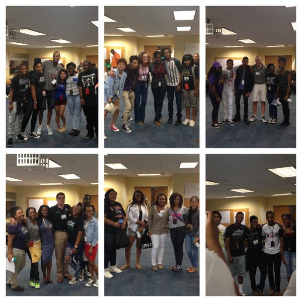 CromerTeacher's tweet photo. Suitland at the 2014 College Summit workshop @ UMBC http://t.co/cj40g1vhF8