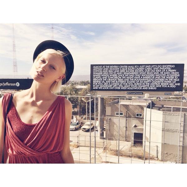 _katrina_hunter's tweet photo. Spotted this lovely #robertmontgomery #art piece on la cienega /// one of my favorite artists http://t.co/39i1gGNiCm