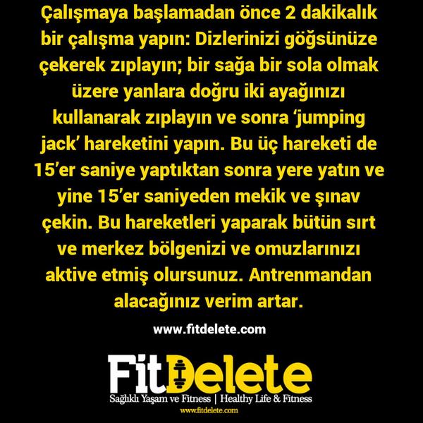 fitdelete's tweet photo. Spora başlamadan yapmanız gerekenler. http://t.co/HPMAsVEWzQ