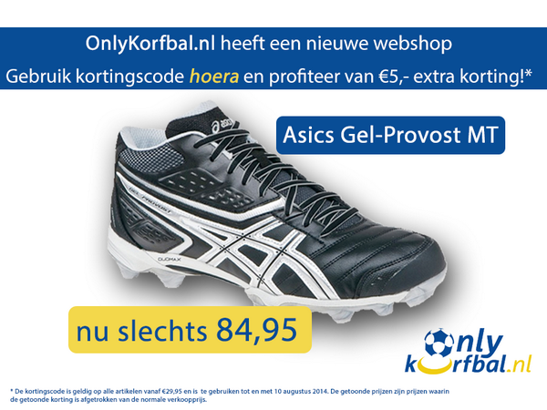 We zijn erg trots op onze nieuwe #webshop. 
Met de #kortingscode hoera tijdelijk € 5 korting onlykorfbal.nl/?s=provost&pos…