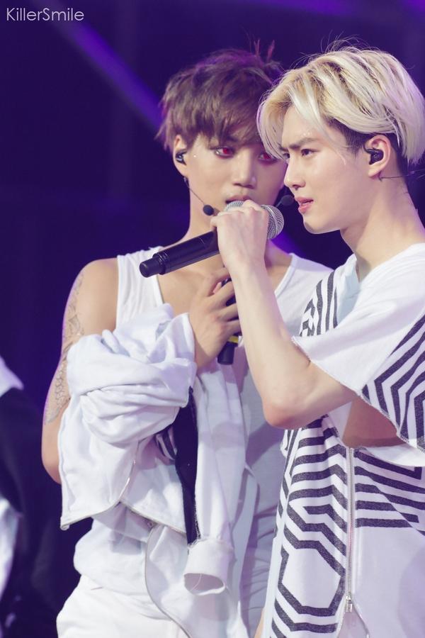 114522_'s tweet photo. 140718 상해 #KAI #SUHO http://t.co/M1uTYK8Dok http://t.co/7JX2lWbbYt