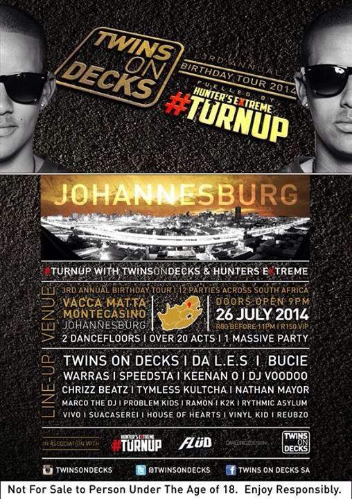 MarcoTheDj's tweet photo. Can't wait to supply #TODBdayTour @VaccaMatta!!! #TurnUp... Happy Birthday @Twinsondecks 🙌🙏 http://t.co/Go09LAkd1i