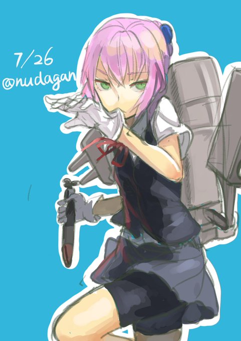 「遅刻だ!!」「不知火を怒らせたわね……!」#艦これ版深夜の真剣お絵描き60分一本勝負 