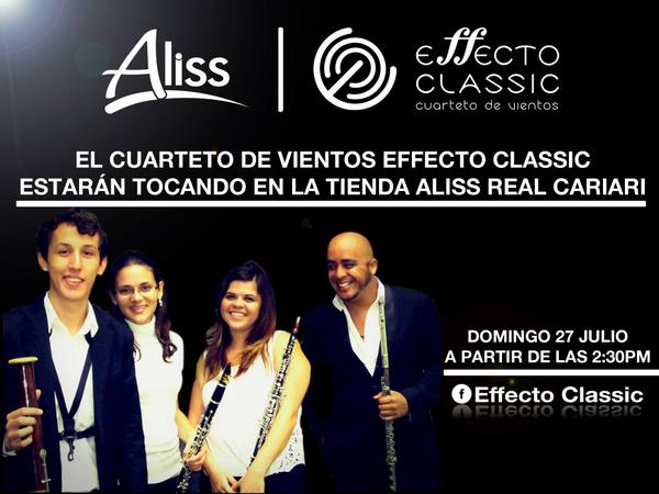 jesusdrever's tweet photo. #effectoclasicc #windquartet en @AlissCostaRica #realcariari a las 2:30pm! Invitados!! @Rakeoboe @rickbarrantes http://t.co/WblyPW1PLe