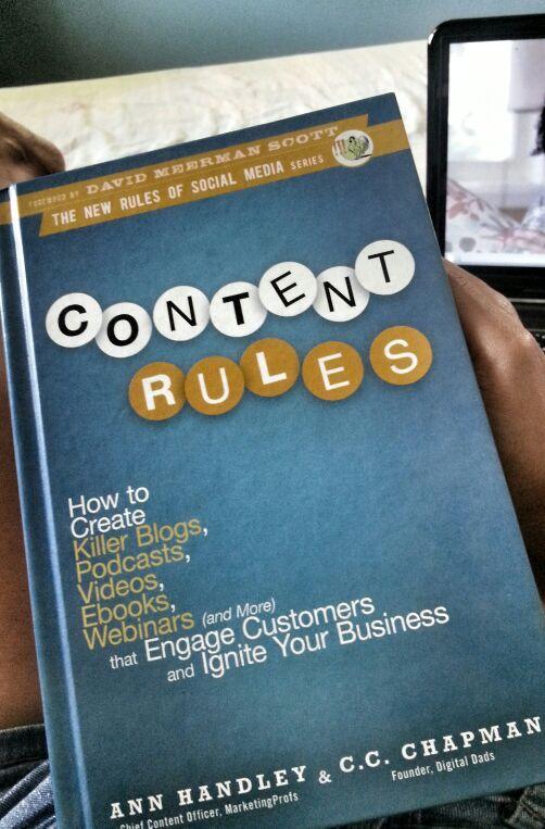 EvitaVarisha's tweet image. Finally made some time to do some reading #contentmarketing #ContentRules