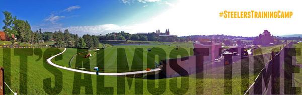 steelers's tweet photo. Are you ready #SteelersNation? #SteelersTrainingCamp http://t.co/QRTaZHytwm