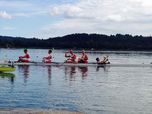 Canada gold in The M4+. What. performance guys! <a href="/rowingcanada/">Rowing Canada Aviron</a>