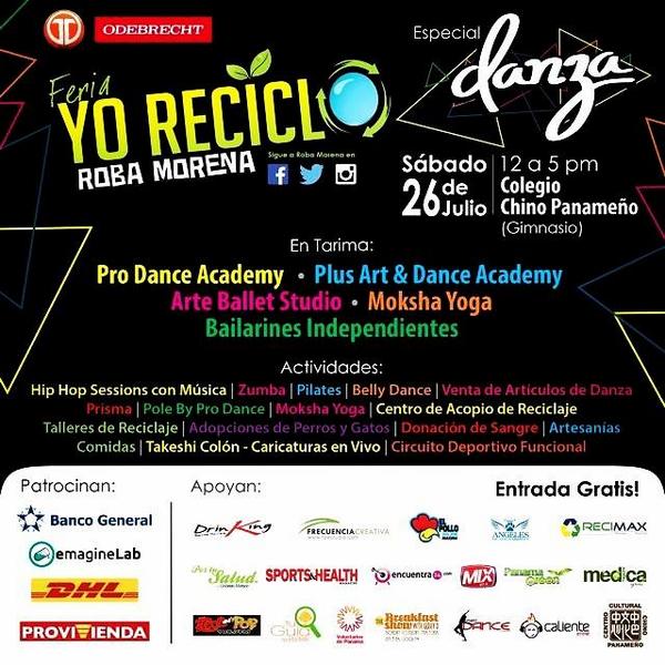 #Hoy <a href="/FeriaYoReciclo/">Feria Yo Me Reciclo</a> especial #danza