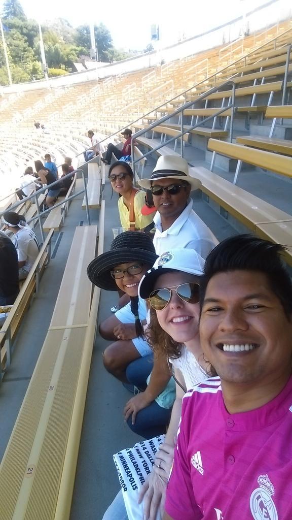 drewvea's tweet photo. Hey @guinnessus! We're having a good time in the shade on seats 18-23! We came all the way from #Houston! #GICC2014 http://t.co/u9JG0yg98G
