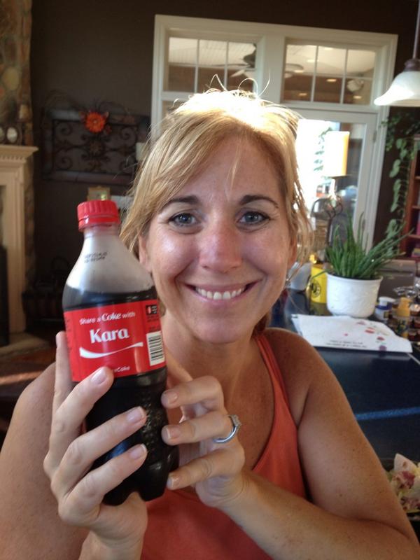 XikarChris's tweet photo. #ShareaCoke sharing a Coke with Kara! http://t.co/5Cv7Mg9DmD
