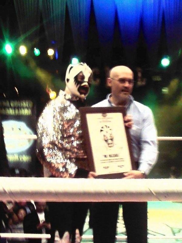 50 years ago, Mil Máscaras debut in Guadalajara, Mex. <a href="/WWE/">WWE</a> <a href="/WWENetwork/">WWE Network</a> Ayer homenaje por sus 50 años de luchador
