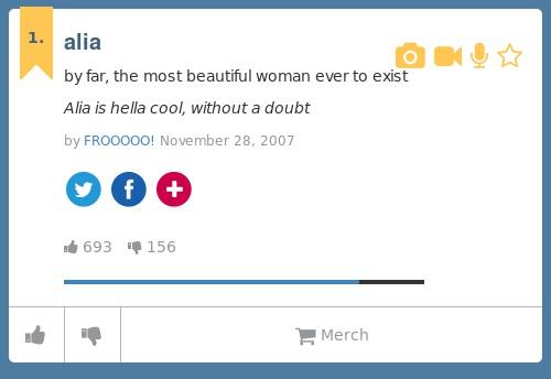 Urban Dictionary on X: @VarunRocks3010 alia: by far, the most beautiful  woman ever to exist   / X