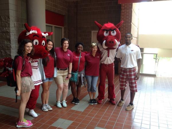 Sue E. (@suee_ua) on Twitter photo @BigRed_UA and I are having a great time visiting with students at the Engineering Robot Camp! XOXO💋<a href="/UArkansas/">University of Arkansas</a> @BigRed_UA and I are having a great time visiting with students at the Engineering Robot Camp! XOXO💋<a href="/UArkansas/">University of Arkansas</a>
