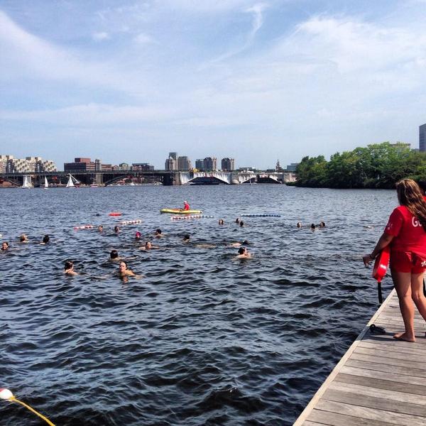 COM100Years's tweet photo. “@BostonTweet: The Charles River is open for swimming - today only. (pic @BriteBoston) http://t.co/qgxKh8N3je”