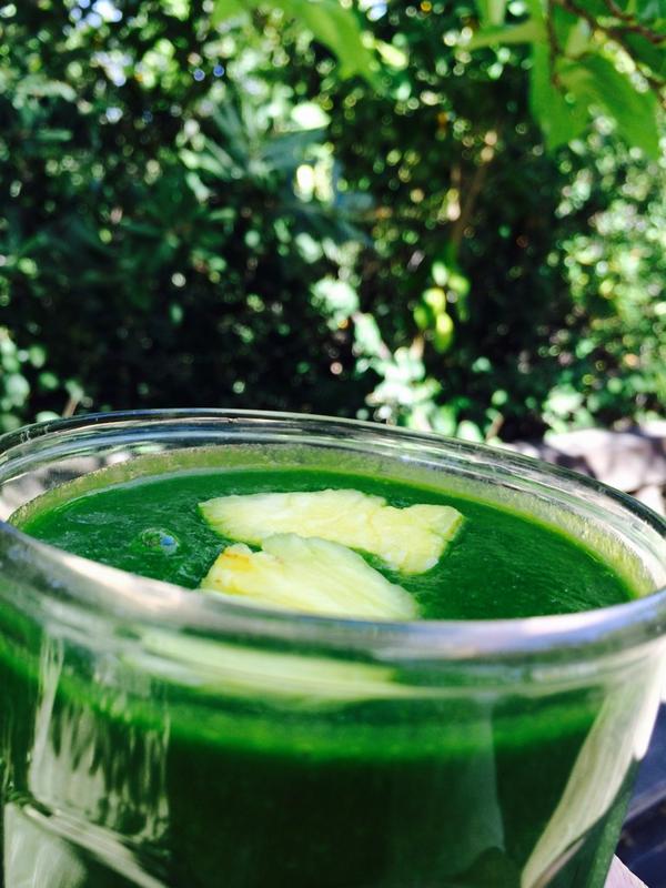 lorimaher's tweet image. Day 6 GGS challenge - went tropical today with pineapple and banana! @_KimberlySnyder