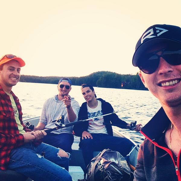 Matt9Duchene's tweet photo. One last pic from a typical Haliburton Friday night... Halifax bound now! ✈️ http://t.co/vlJ4tKWlsr