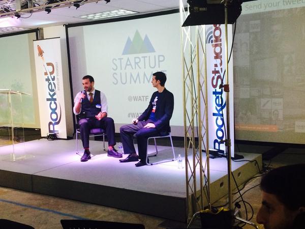 michaelyoungMBN's tweet photo. ... @SamuelZawadzki @WATF_ @StartupSummit_ interviewing Danny King founder @Accredible #scotlandcando #watfsf http://t.co/EnWNlMAyW4