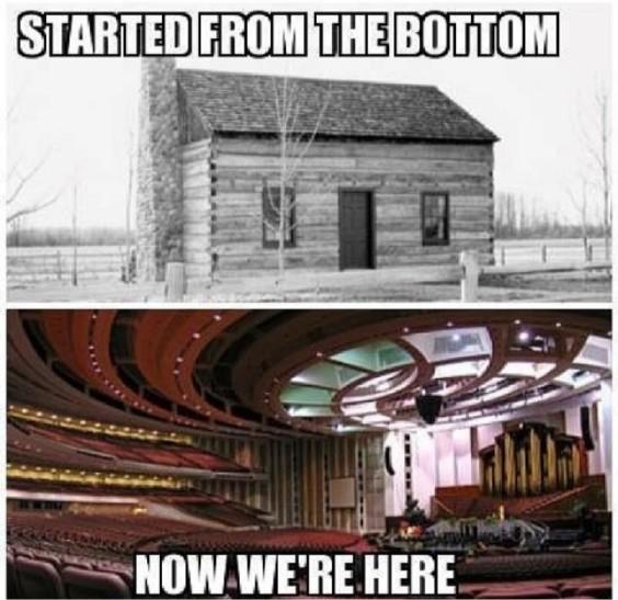 notmormonprobs's tweet photo. Whoever made this should be high five'd. #NotMormonProblems #StartedFromTheBottomNowWeHere http://t.co/uPpELXajBN