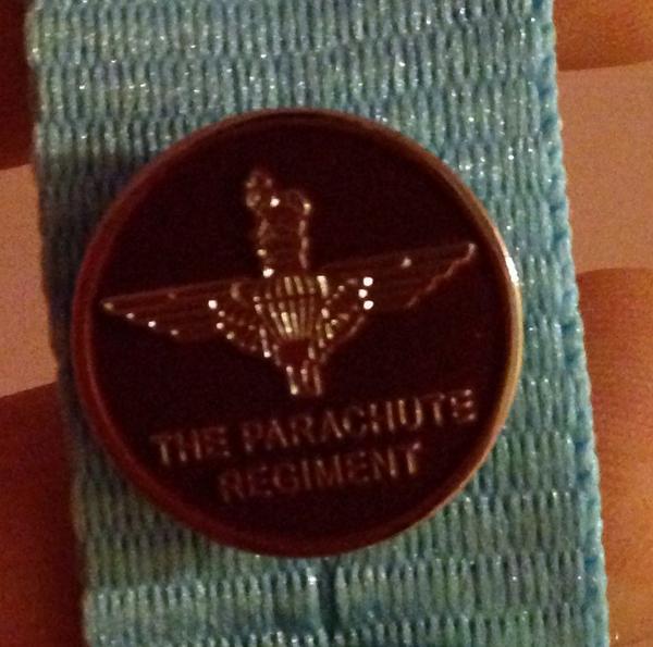New pin badge! #theparachuteregiment
