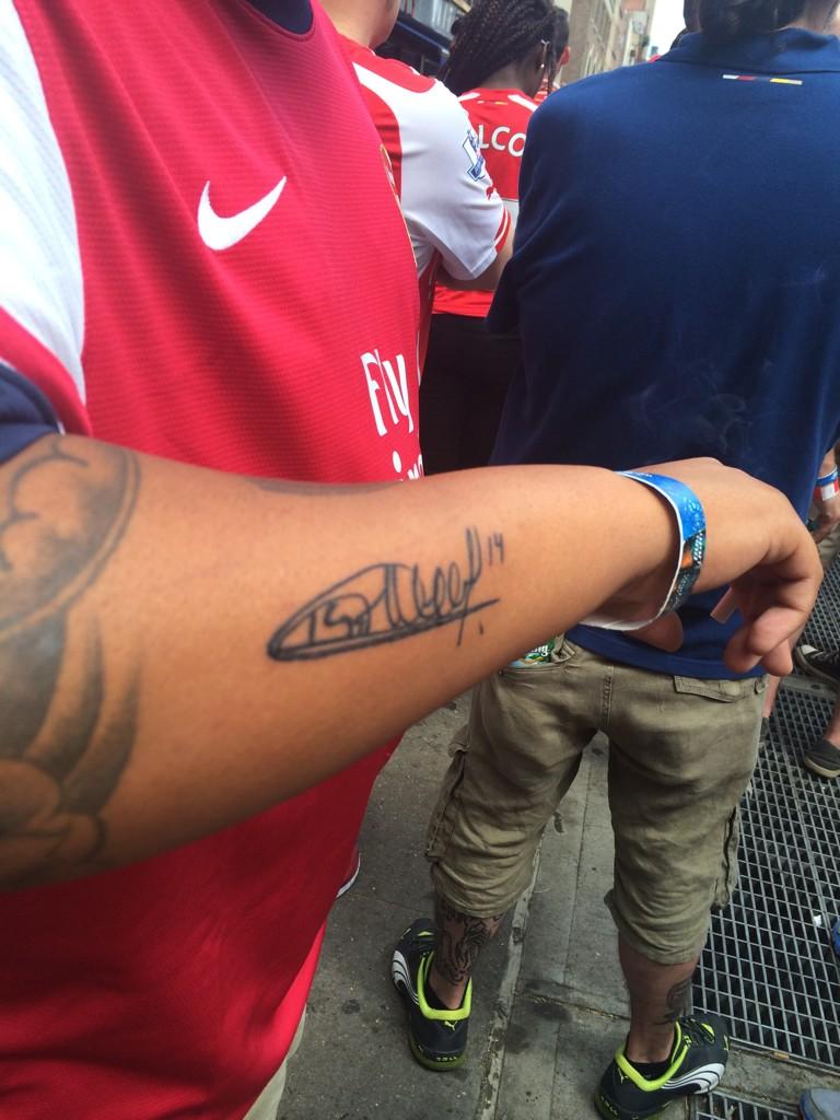 Thierry Henry's Tattoos 