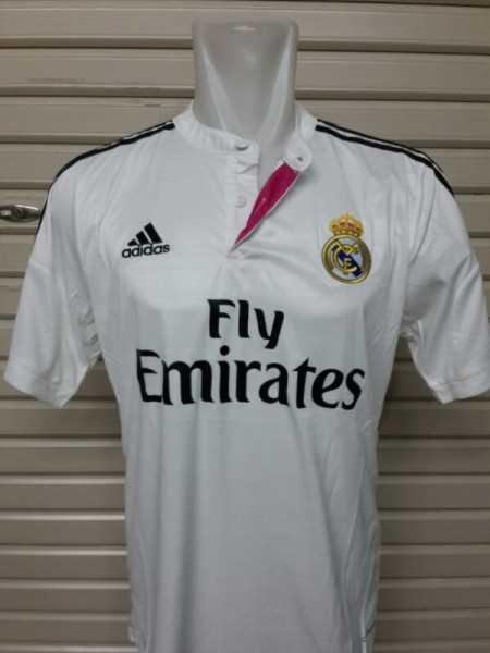fnm_st's tweet photo. Jersey Madrid Home Official 2014-2015 | Size M,L | Idr.95.000 | Order BBM 3271B738 | SMS 082214458910 | http://t.co/J90UEIgYi6