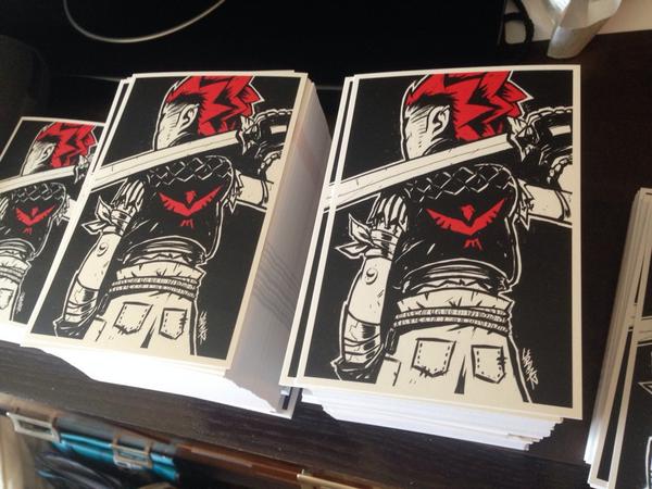 nowayjermaine's tweet image. If you're at #sdcc I'll be handing more of these out today! Check the freebie table too! #projecttrihawk #rufio