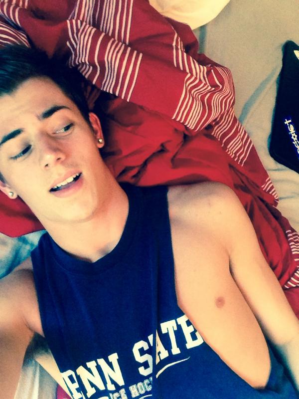 This is a picture where my nipple is showing as well as the corner of my laptop.