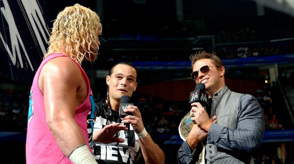 #WWE #SmackDown PHOTOS: #MizTV broke down when @TheBoDallas &amp; <a href="/HEELZiggler/">Dolph Ziggler</a> got involved! trib.al/u6OdHVt