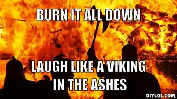 Corta la Bocha no te gana así nomás, El Vikingo te somete, te anula, te prende fuego y te termina bailando...