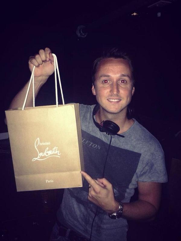 TigerCardiff's tweet photo. Our resident DJ @djdaronp is ready to give the @LouboutinWorld shoes away...! 👠😱 http://t.co/gMJKd40pXz