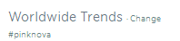 slyfoxlnound's tweet photo. OH IT DERN SURE IS TRENDING #PinkNova http://t.co/6VaHCG87bu