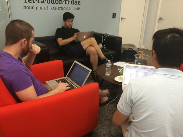 YoApp's tweet photo. #YoHackEAST http://t.co/FeygWny5eE