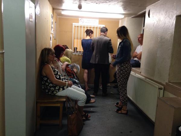 Don't normally post these things but a night out in Macclesfield and this taxi rank reminds me of a detention Centre.