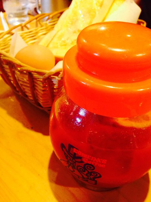 コメダ珈琲でモーニング♡ http://t.co/w42xaRYEdy