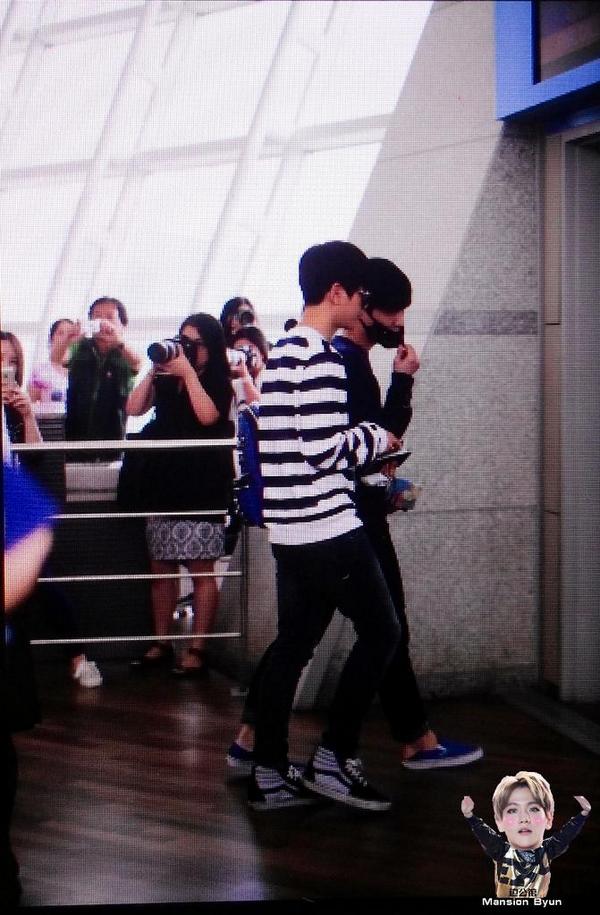 140727 Incheon Airport → Changsha Baekhyun