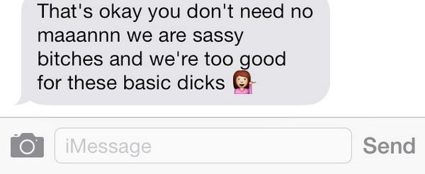 lingling327's tweet photo. Sassy Saturday?? @KendelRepola 😂😂😂😂👌💁 http://t.co/CNh35MC3a7