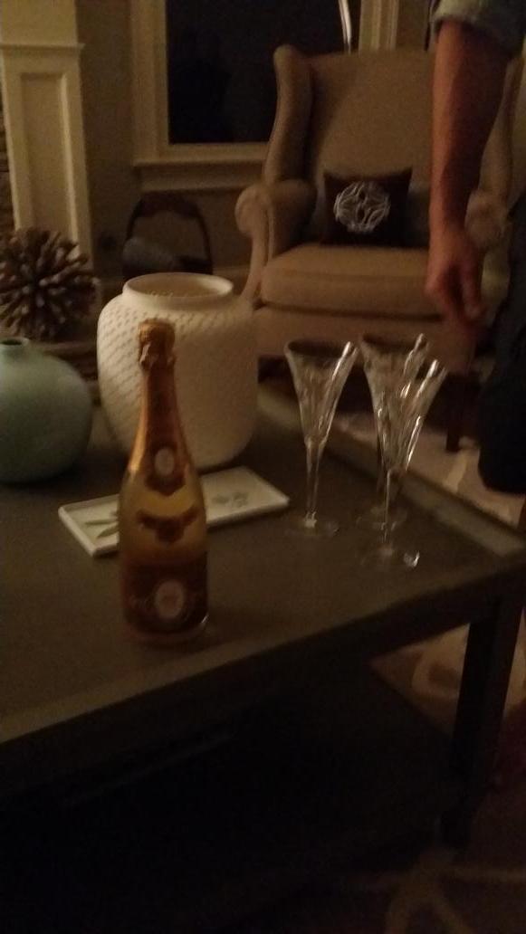 Ericll42's tweet photo. Nothing like old friends and a bottle of Cristal. http://t.co/AbD9RLchX0