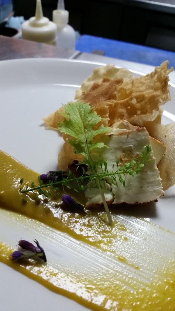 URSAchef's tweet photo. #ursarestaurant @URSAchef some dessert, some cheese and a bear holding a cow tooth http://t.co/CaL6vNzkgI