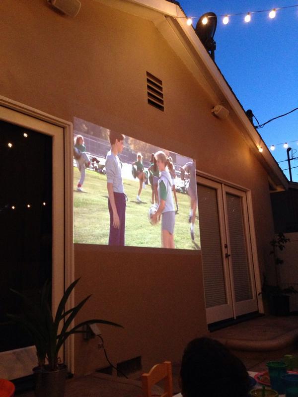 rwinterholler's tweet photo. @ralphmacchio outdoor movie night with my friends for my bday. My #1 movie. http://t.co/mZOIu2nhzI