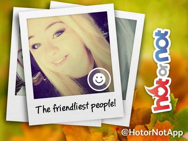 _skyann's tweet photo. I’m just one of the friendliest people of the week on #hotornotapp! LOL http://t.co/p0mPKuz2Cd http://t.co/Br83AFuwkz